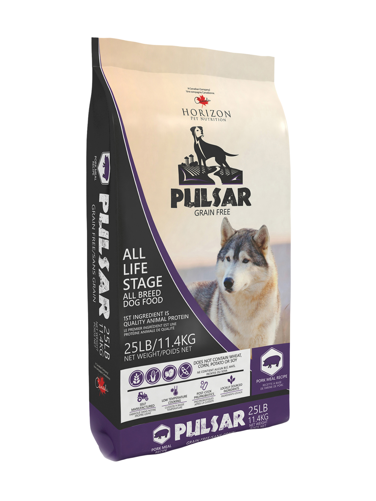 HORIZON - Pulsar sans grains porc chien