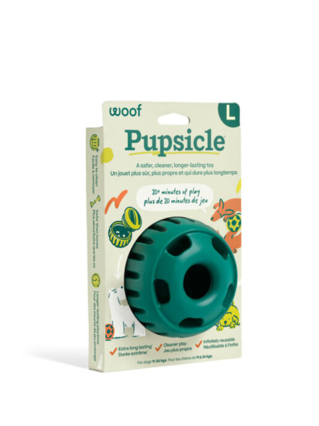 WOOF PET - Pupsicle. Bêtes Gourmandes, boutique spécialisée alimentation, éducation et sports pour chiens à Québec.