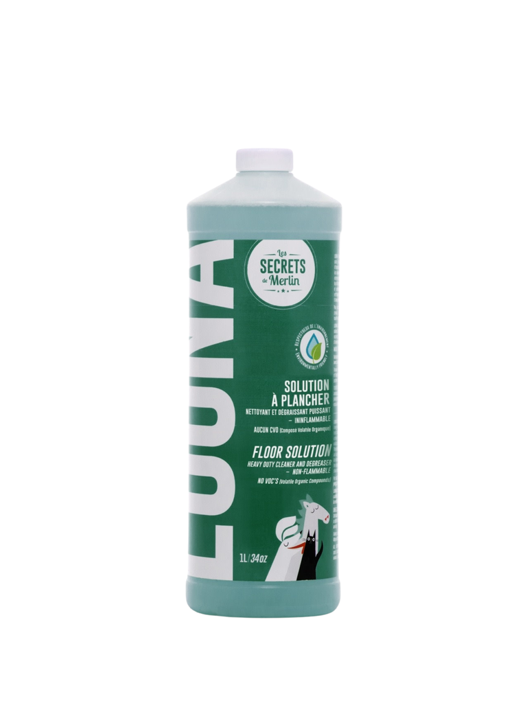 Loona - Solution À Plancher 1L. Bêtes Gourmandes, spécialiste en nourriture et produits pour chien et chat en ligne et en magasin à Québec.