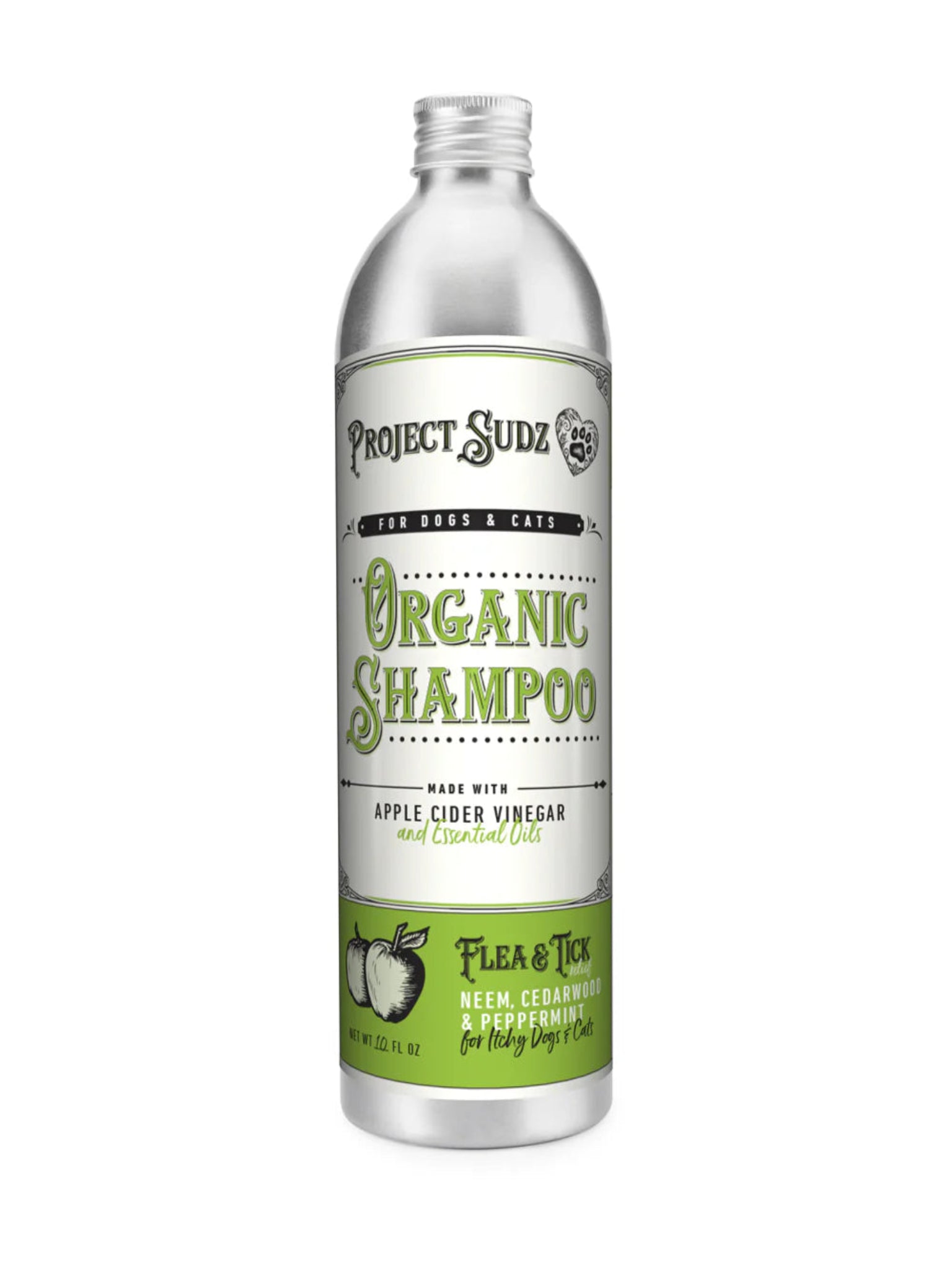 PROJECT SUDZ - Shampoing liquide puces & tiques. Bêtes Gourmandes, boutique spécialisée alimentation, éducation et sports pour chiens à Québec.