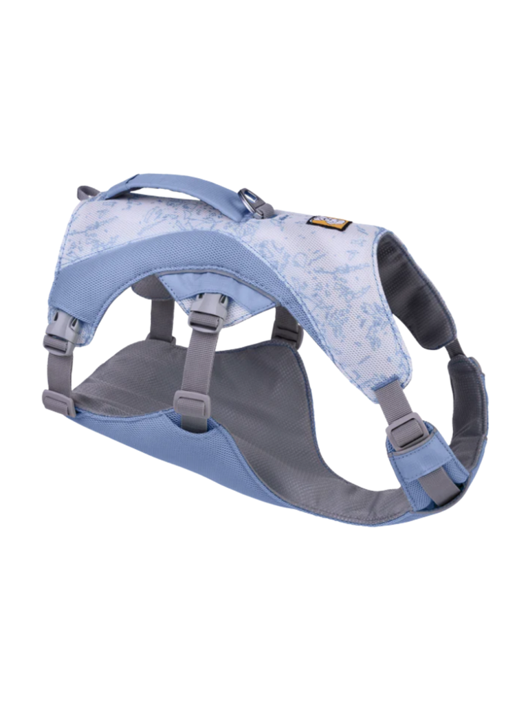 Le harnais Swamp Cooler est une solution de refroidissement tout-en-un pour les chiens explorant dans des conditions chaudes. Ce harnais intègre notre technologie de refroidissement par évaporation Swamp Cooler™ avec la plate-forme de harnais multi-usage fiable de Ruffwear. 