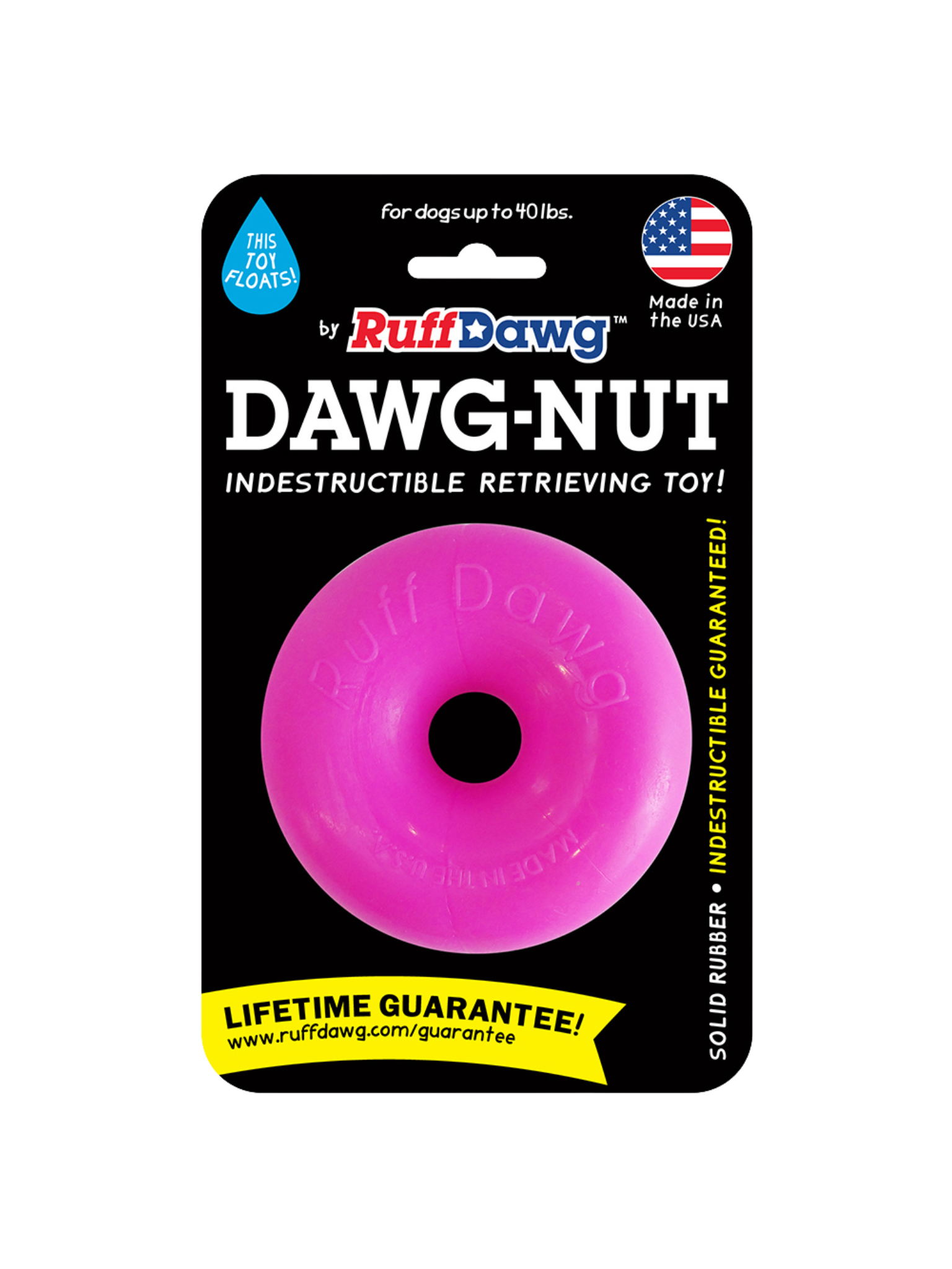 Ruffdawg - Jouet Indestructible Anneau. Bêtes Gourmandes, spécialiste en nourriture et produits pour chien et chat en ligne et en magasin à Québec.
