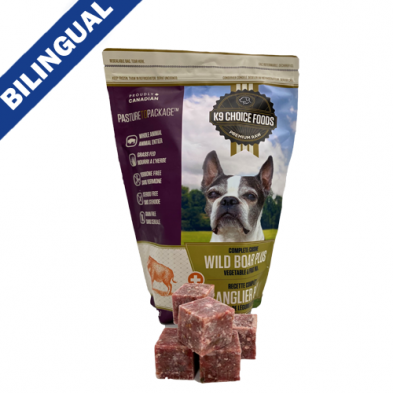 K9 CHOICE - Sanglier plus 3 lbs. Boutique Bêtes Gourmandes, spécialisée en alimentation et éducation canine. Ville de Québec.
