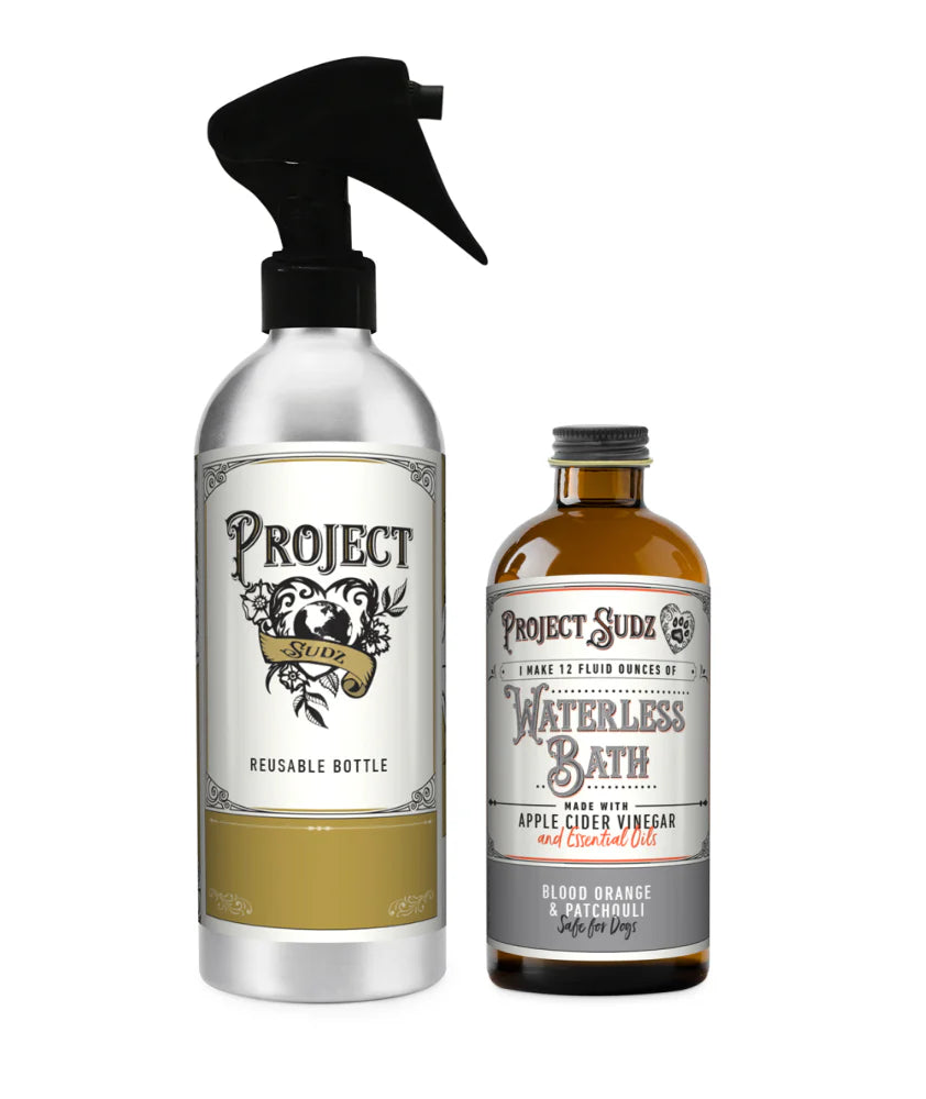 PROJECT SUDZ -  Concentré de shampoing sans rinçage. Bêtes Gourmandes, boutique spécialisée alimentation, éducation et sports pour chiens à Québec.