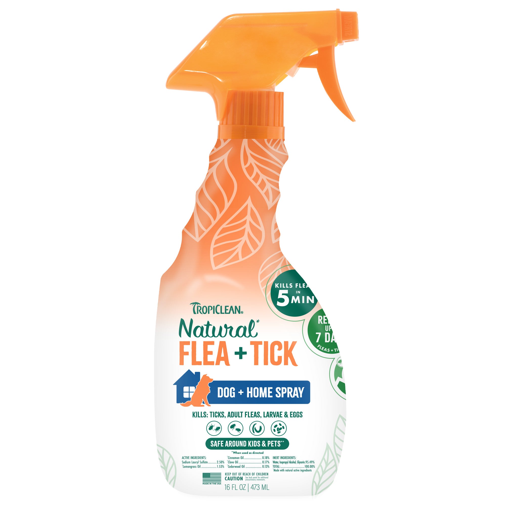 TROPICLEAN - Bouclier vaporisateur pour insecte 473ml. Bêtes Gourmandes, boutique spécialisée alimentation, éducation et sports pour chiens à Québec.