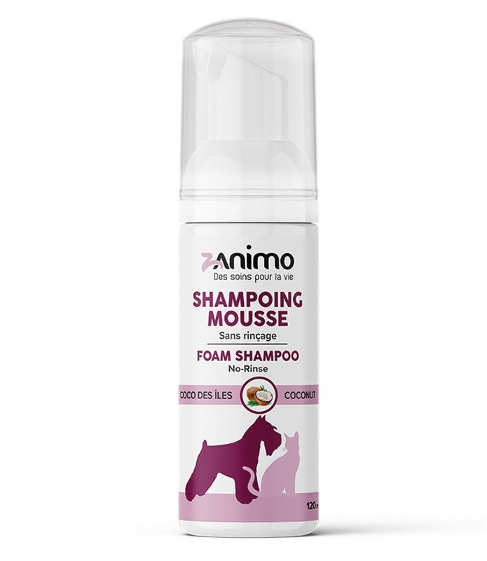 ZANIMO - Shampoing mousse sans rinçage