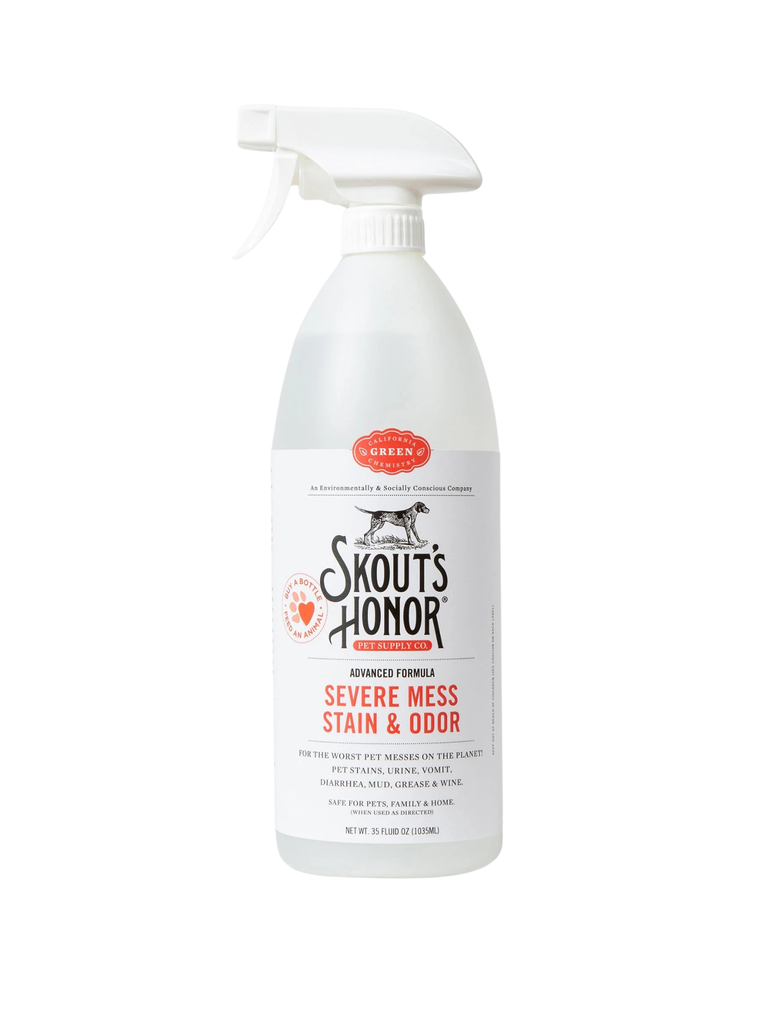 SKOUT'S HONOR - Détachant puissant neutralisant d'odeur pour chien 35oz. Bêtes Gourmandes, boutique spécialisée alimentation, éducation et sports pour chiens à Québec.