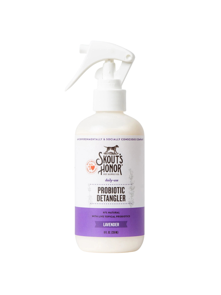 SKOUT'S HONOR - Démêlant pour chien avec probiotique 8oz. Bêtes Gourmandes, boutique spécialisée alimentation, éducation et sports pour chiens à Québec.