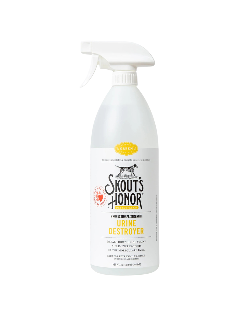 SKOUT'S HONOR - Neutralisant d'odeur d'urine. Bêtes Gourmandes, boutique spécialisée alimentation, éducation et sports pour chiens à Québec.