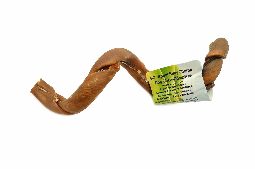 NATURE'S OWN - Spiral bully chomp. Bêtes Gourmandes, boutique spécialisée alimentation, éducation et sports pour chiens à Québec.