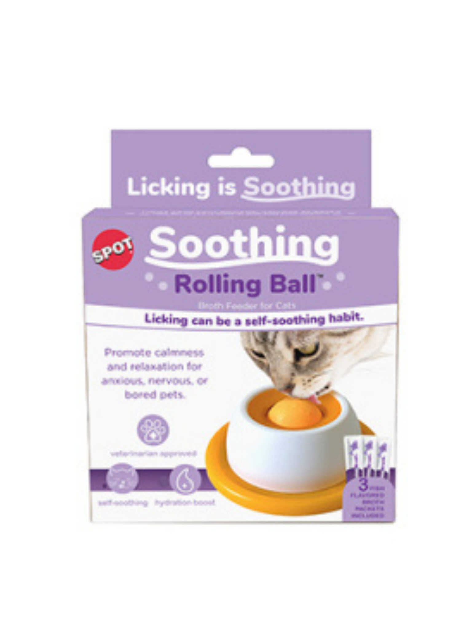 SPOT - Jouet de léchage apaisant pour chat