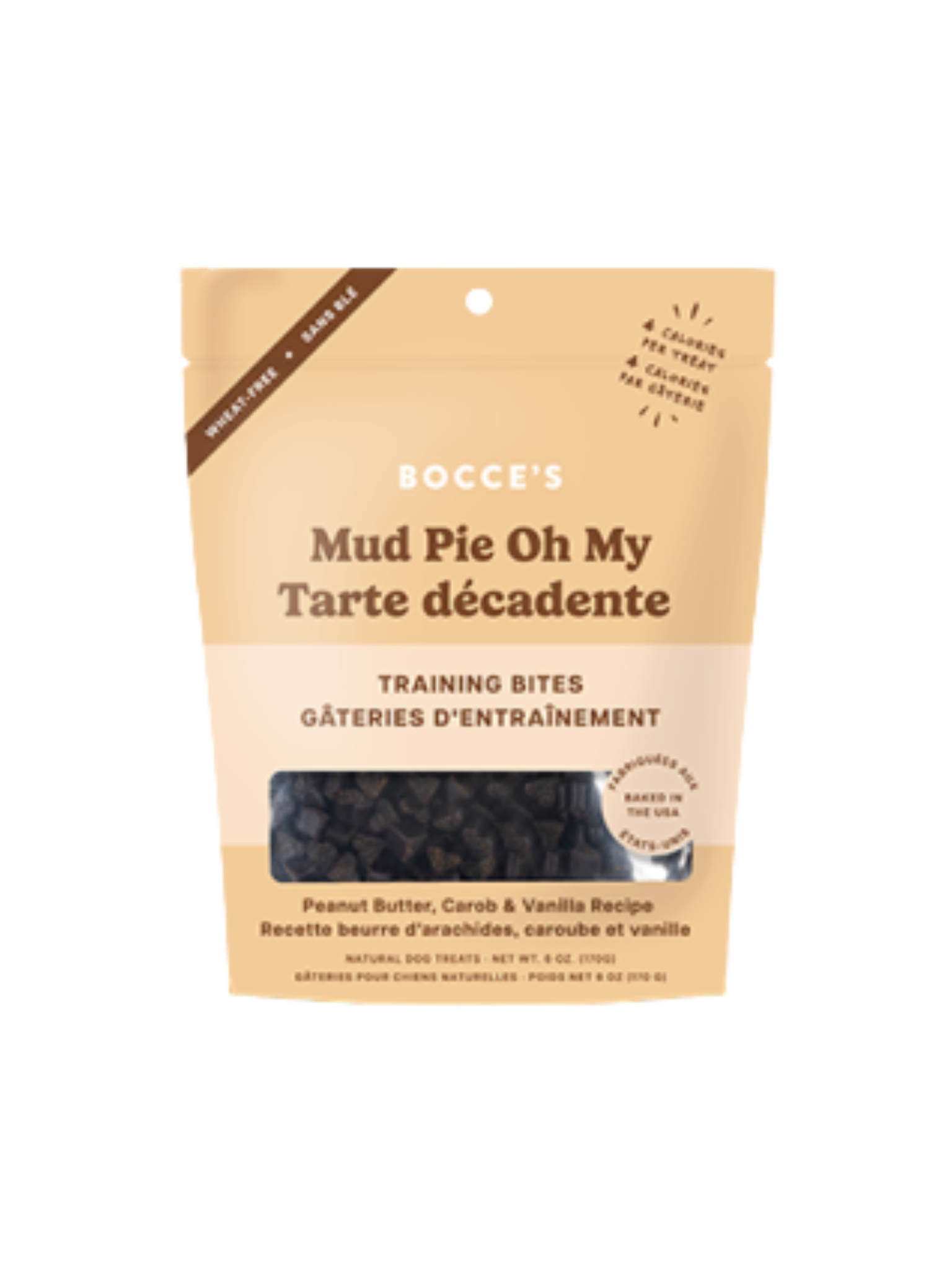 BOCCE'S - Gâteries d'entrainement arachide & caroube 6oz. Bêtes Gourmandes, boutique spécialisée alimentation, éducation et sports pour chiens à Québec.