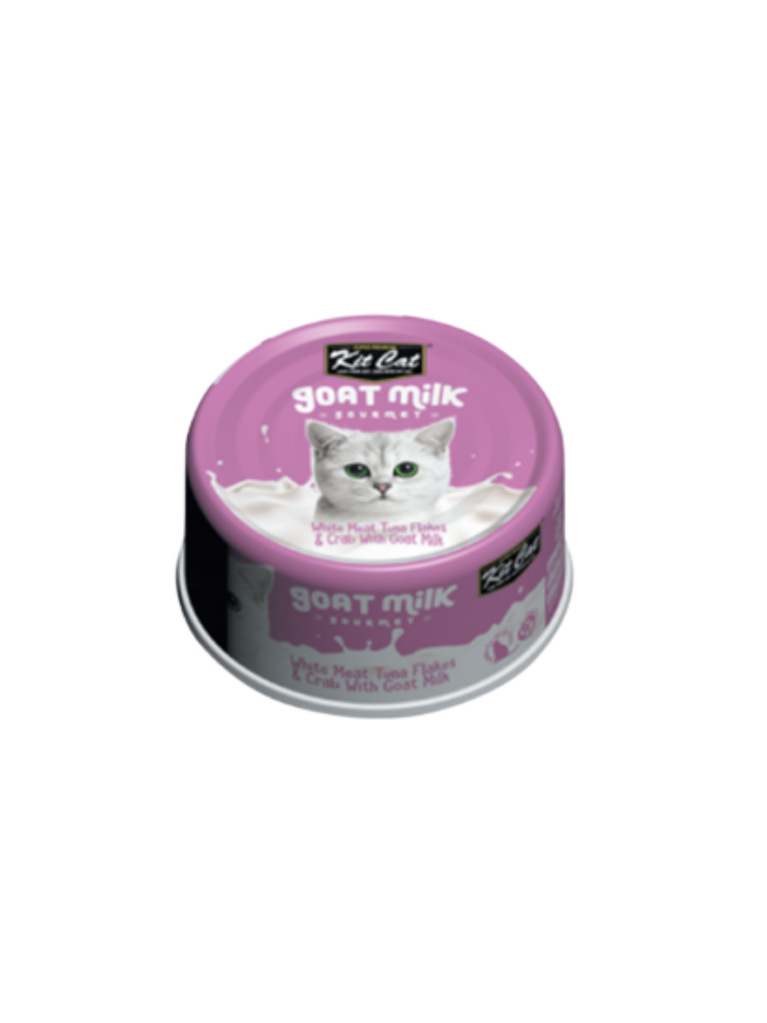 KIT CAT - Nourriture humide pour chat avec lait de chèvre 70gm