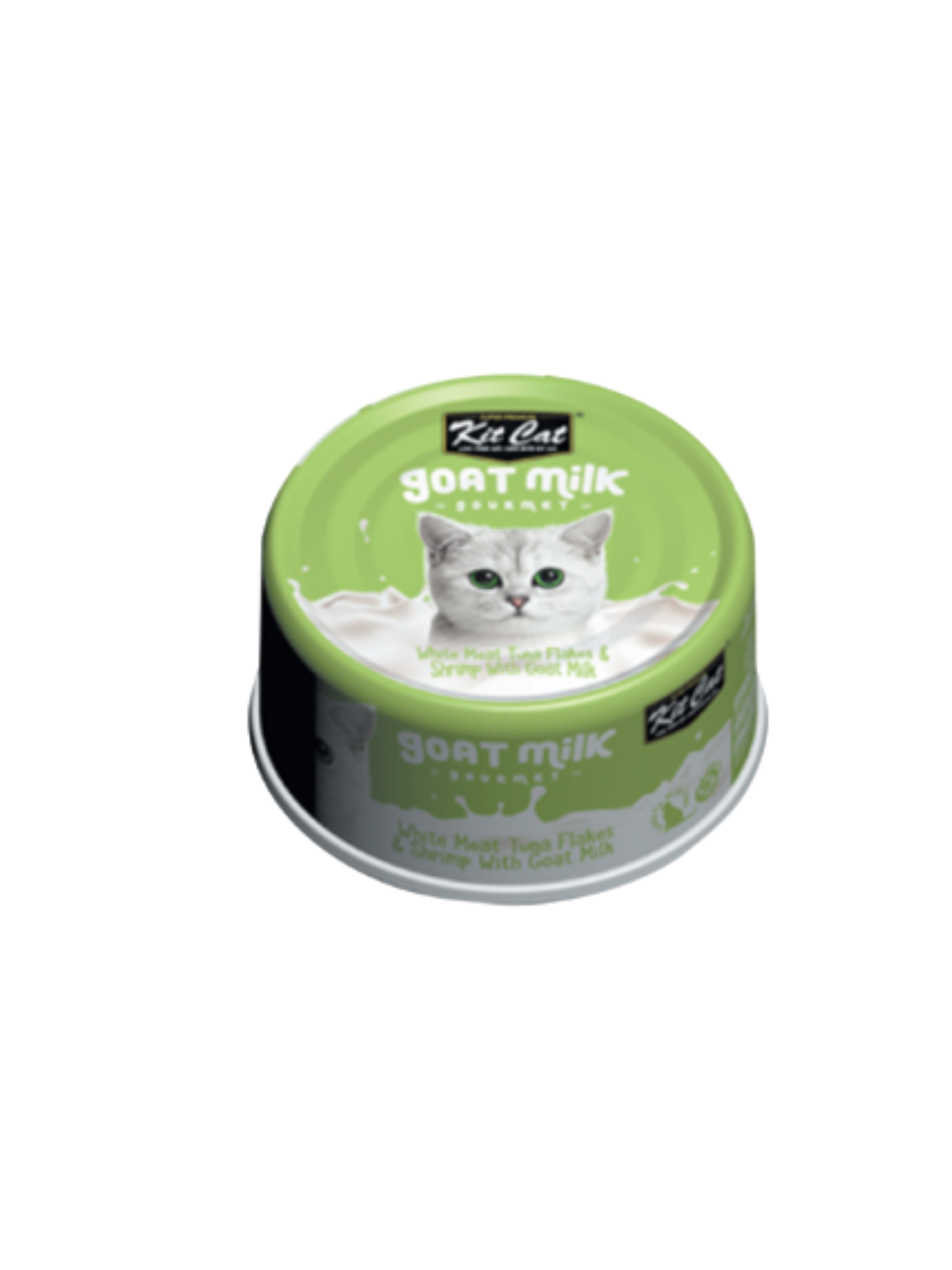 KIT CAT - Nourriture humide pour chat avec lait de chèvre 70gm