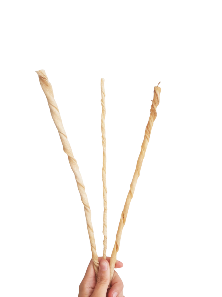 NATURE'S OWN - Torsade peau buffle mini 12'' (unité). Bêtes Gourmandes, boutique spécialisée alimentation, éducation et sports pour chiens à Québec.