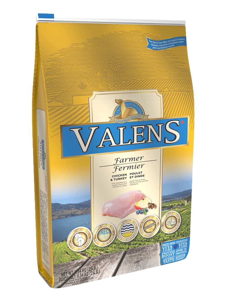 Valens - Fermier Chien Poulet & Dinde. Bêtes Gourmandes, spécialiste en nourriture et produits pour chien et chat en ligne et en magasin à Québec.