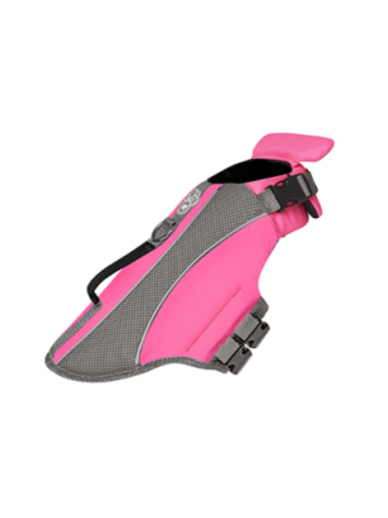 Ne laissez aucun chien sur le quai ou sur le sable cet été avec le gilet de sauvetage Wave Rider. Son design élégant épouse le corps pour une flottabilité complète pour rester à flot et est livré avec un support de tête supplémentaire pour que votre chien puisse pagayer en toute confiance. Tissu extérieur imperméable, mentonnière super flottante pour un soutien supplémentaire de la tête. Panneaux en mesh respirant et sangle ventrale réglable en taille, attache de laisse à anneau en D robuste, poignée de pri