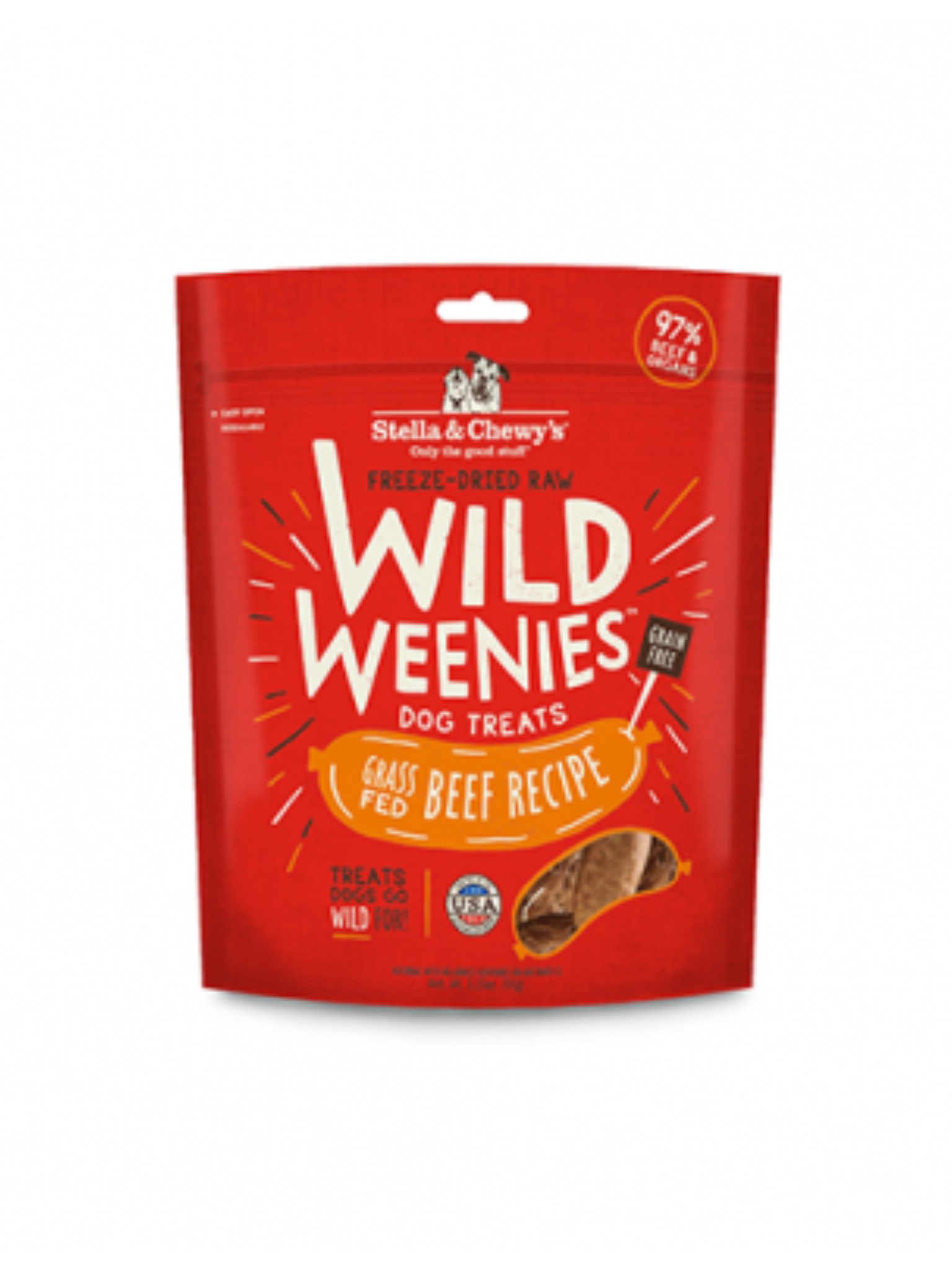 STELLA & CHEWY'S - Wild weenies boeuf 3.25oz. Bêtes Gourmandes, boutique spécialisée alimentation, éducation et sports pour chiens à Québec.