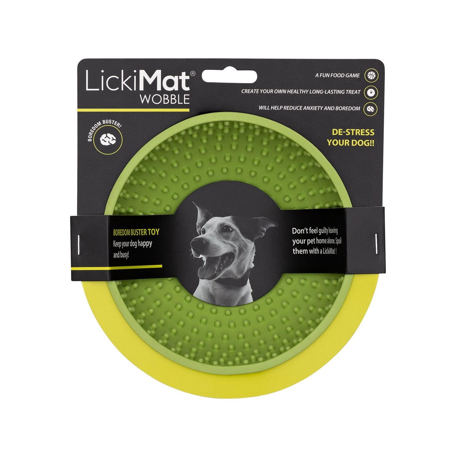 LICKIMAT- Bol tapis de léchage wobble. Bêtes Gourmandes, boutique spécialisée alimentation, éducation et sports pour chiens à Québec.