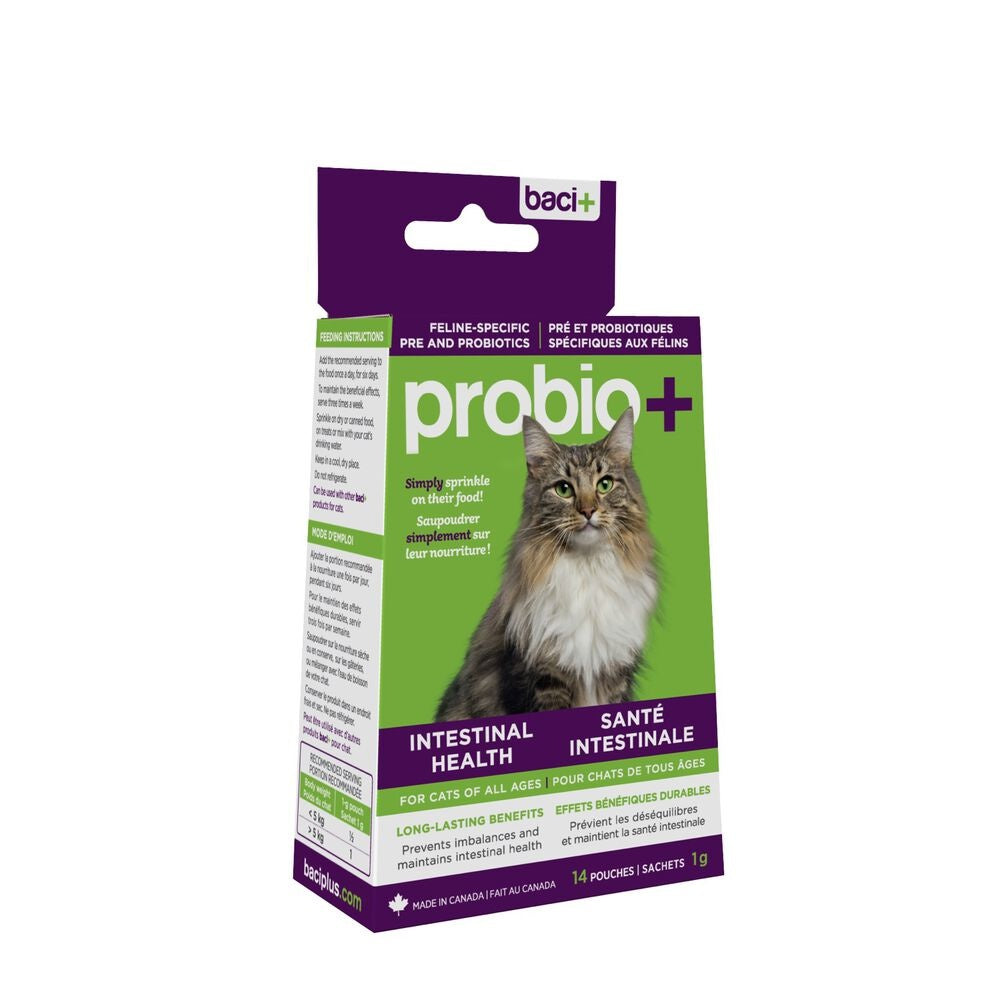 BACI+ - Probiotique pour chat de tous âges 28g