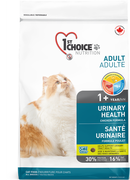 1St Choice, nourriture urinaire pour chat. Boutique Bêtes Gourmandes, Ville de Québec.