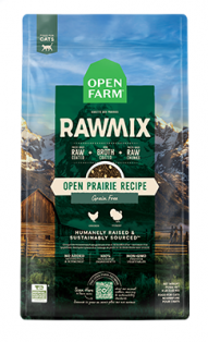 RAWMIX, Open Farm nourriture infusée de bouillon vec des morceaux de lyophilisé. Boutique Bêtes Gourmandes, Ville de Québec.
