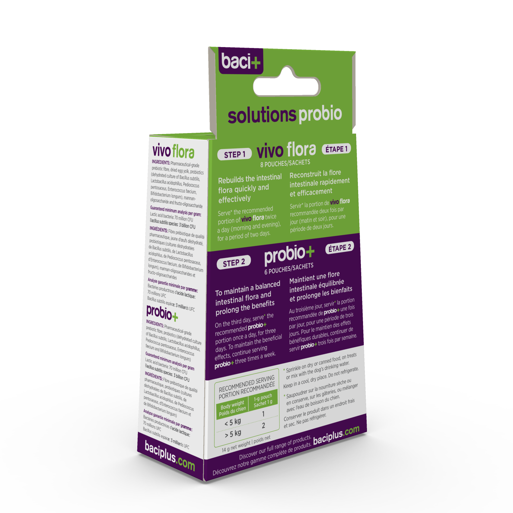 BACI+ - Probio problème intestinaux chien 14 g