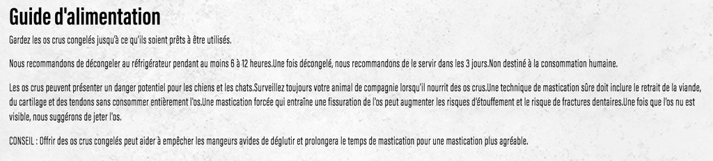 BIG COUNTRY RAW - Cou d'agneau 2 lbs