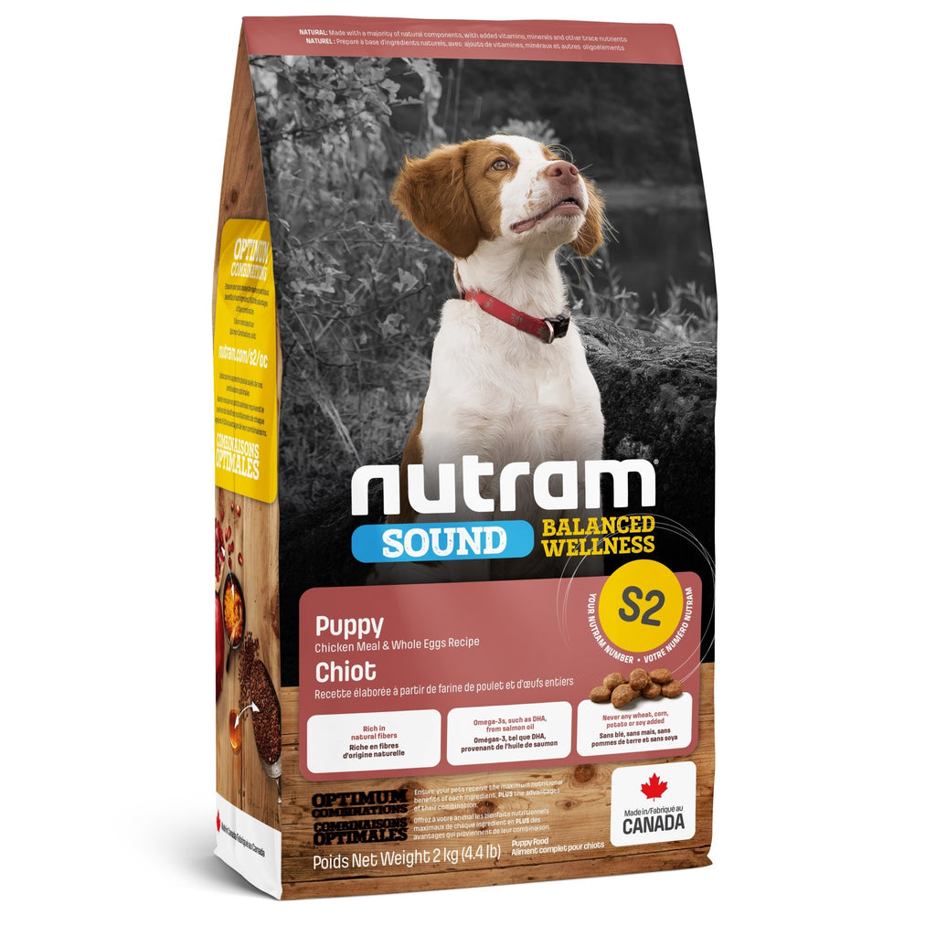 Nutram, nourriture complète pour votre chiot. Boutique Bêtes Gourmandes, Ville de Québec.