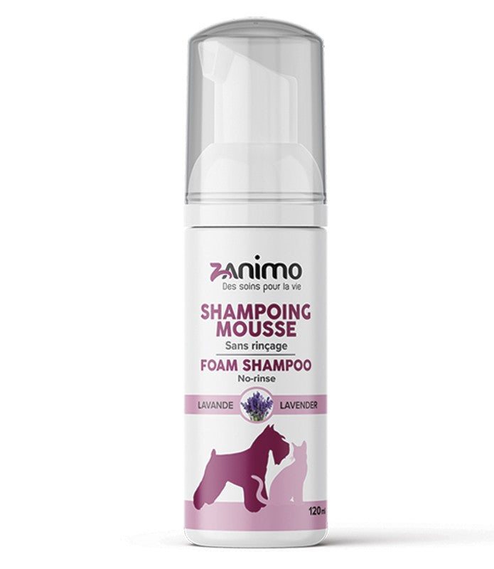 ZANIMO - Shampoing mousse sans rinçage